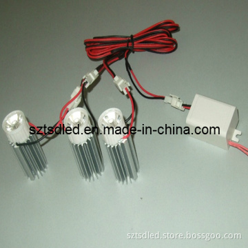 OEM High Lumens Output 3x1w High Power LED Lamp (TD-12HPWW3-1)
